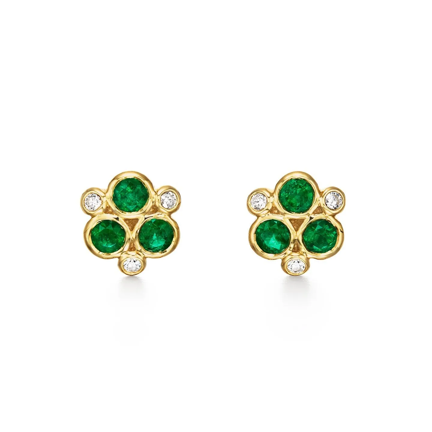 18K Classic Trio Earrings