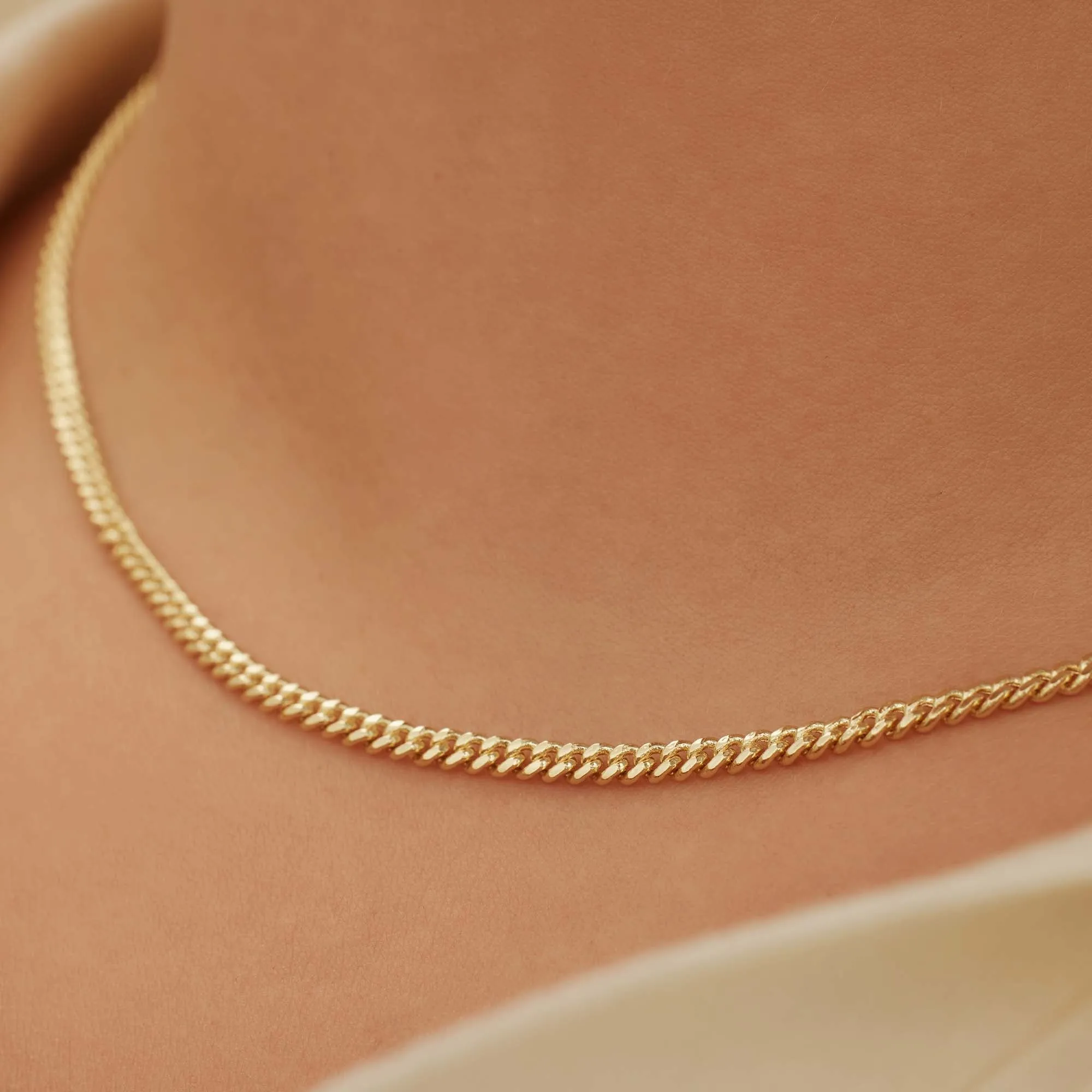 Aidee Julee 14 karat gold link necklace