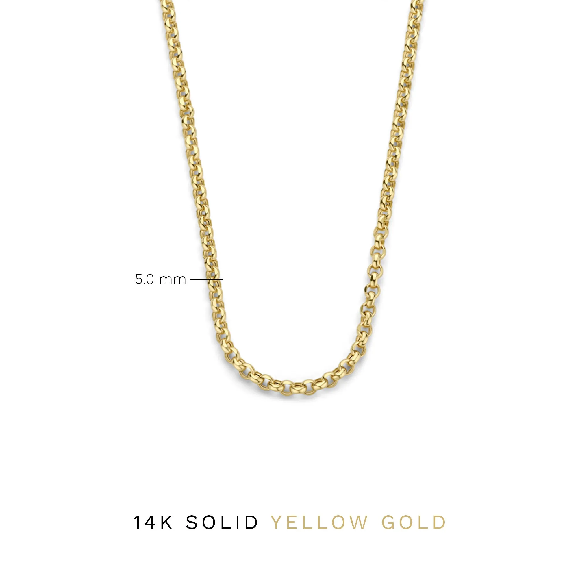 Aidee Pauline 14 karat gold necklace with chains