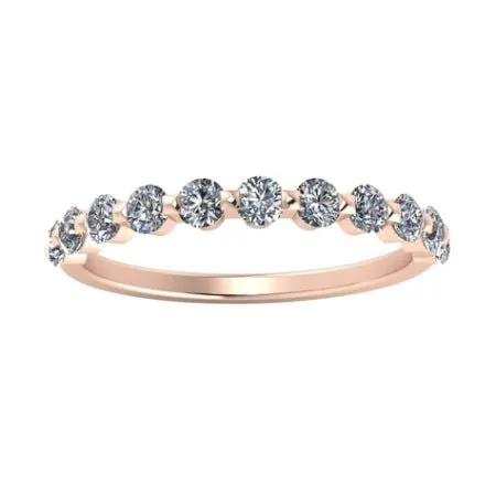 Anara Round Trendy Lab Diamond Wedding Ring