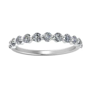 Anara Round Trendy Lab Diamond Wedding Ring