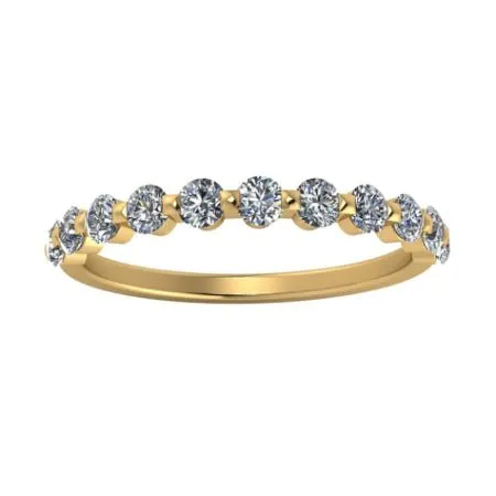 Anara Round Trendy Lab Diamond Wedding Ring