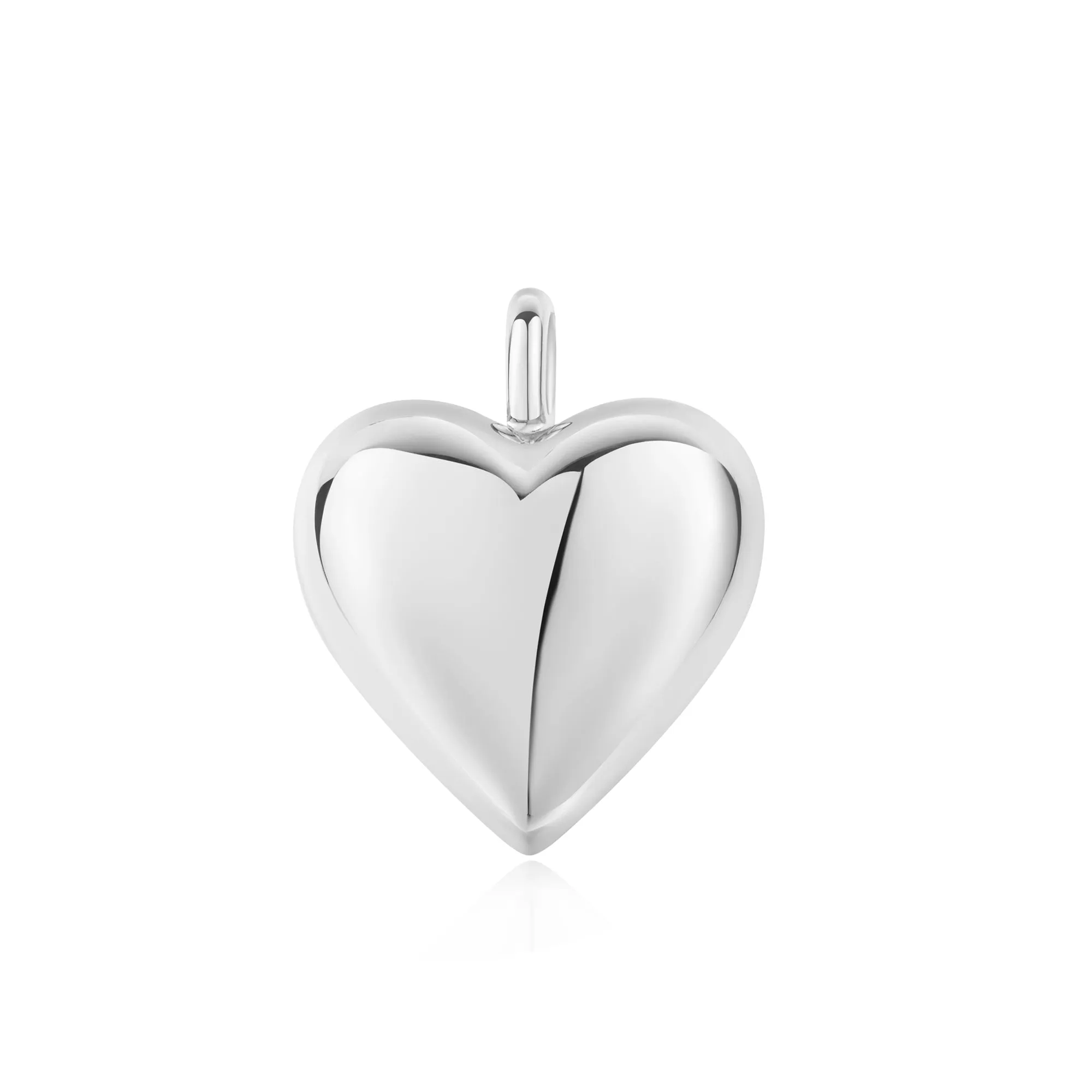 Ania Haie Silver Dome Heart Charm NC060-08H