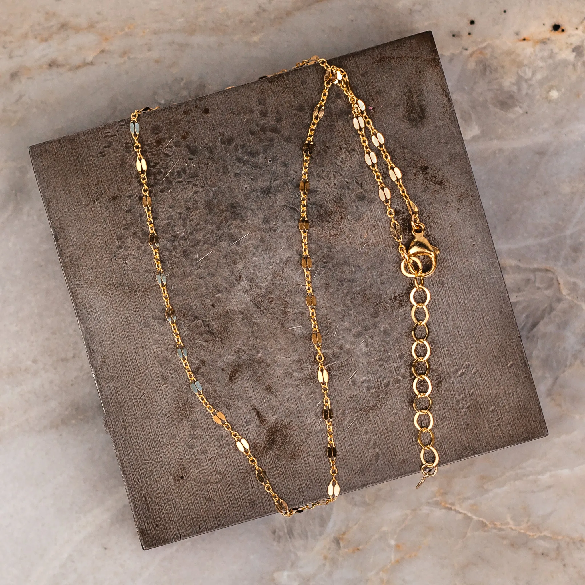 Aria Delicate Gold Chain Necklace