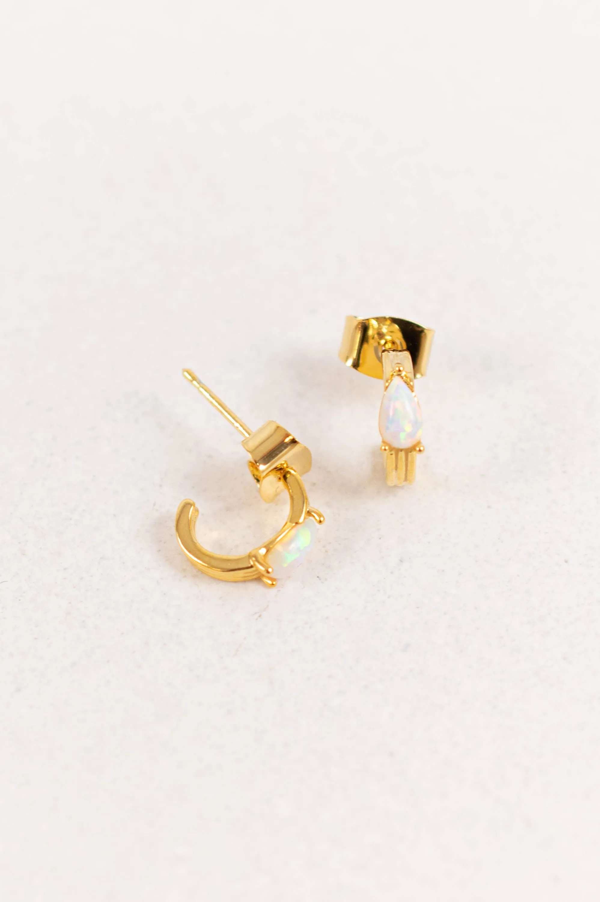 Bold Advances Earrings, Gold