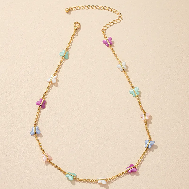 Butterfly Charm Necklace - Vienna Verve Collection