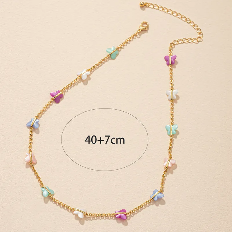 Butterfly Charm Necklace - Vienna Verve Collection