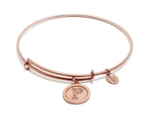 Chrysalis Rose Gold "P" Initial Bracelet