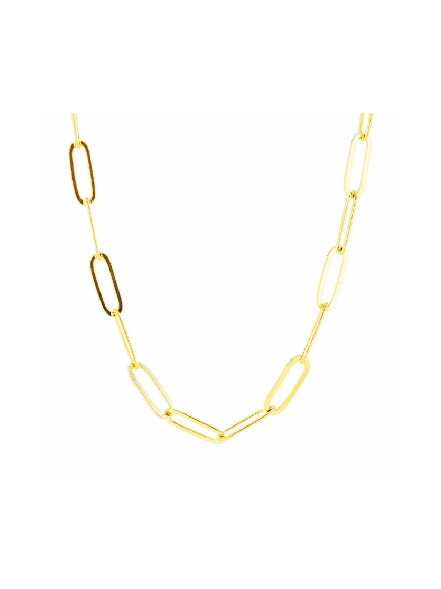 Chunky Paperclip Chain Necklace