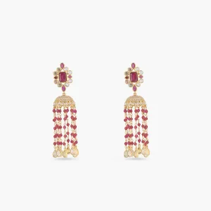 Classic Beads Jhumki Earrings