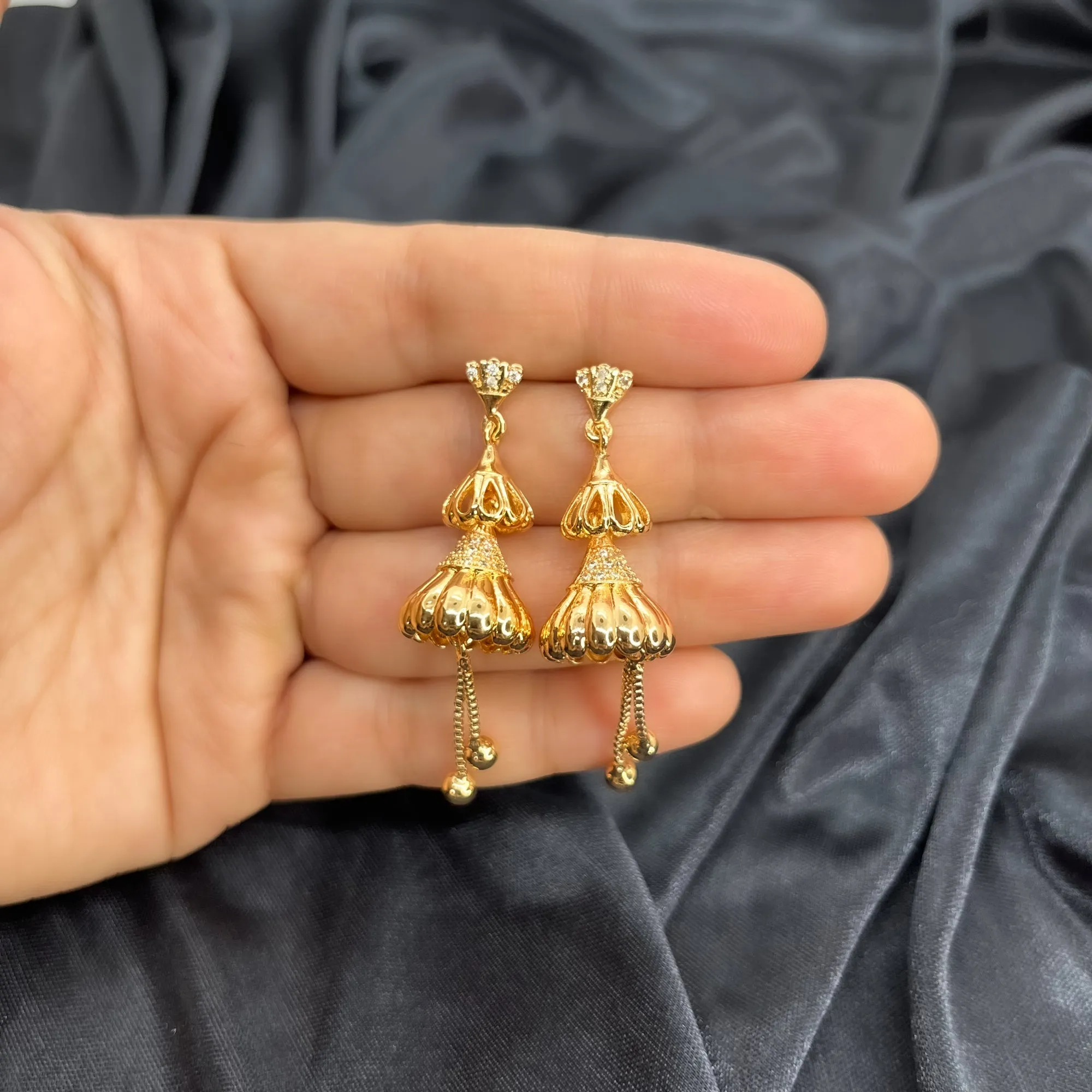 Classic Chic Jhumka Earrings