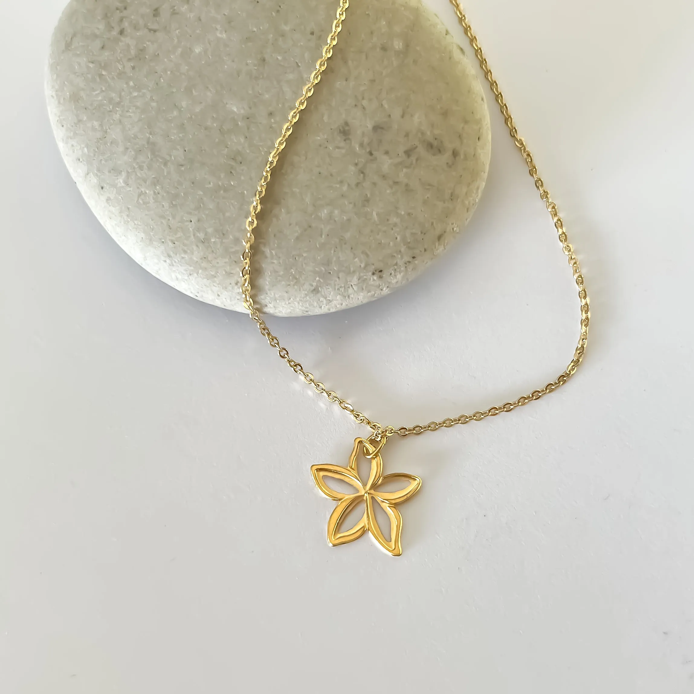 Dancing Plumeria Necklace