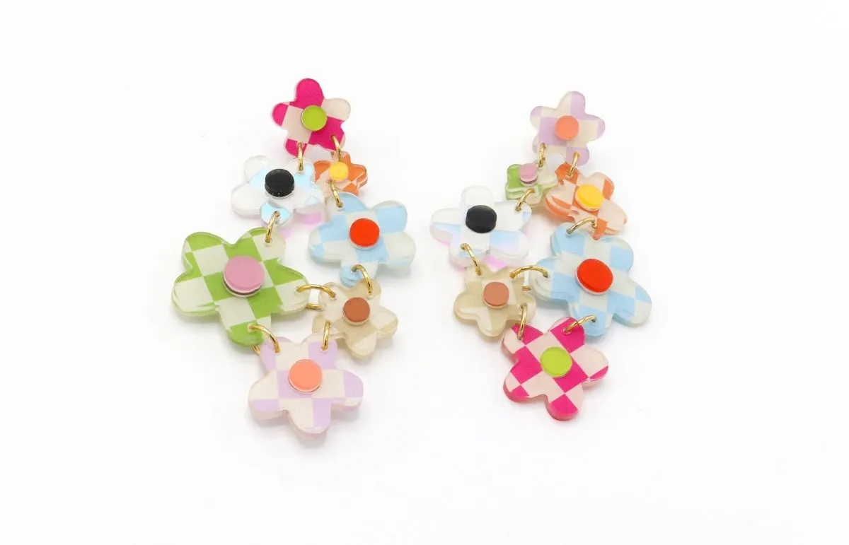 DConstruct Daisy Mania Earrings (Various Colours)