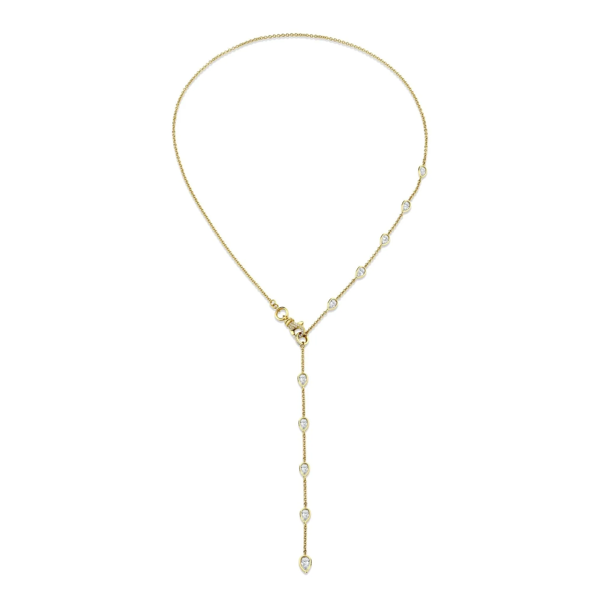 Diamond Lariat Necklace