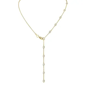 Diamond Lariat Necklace