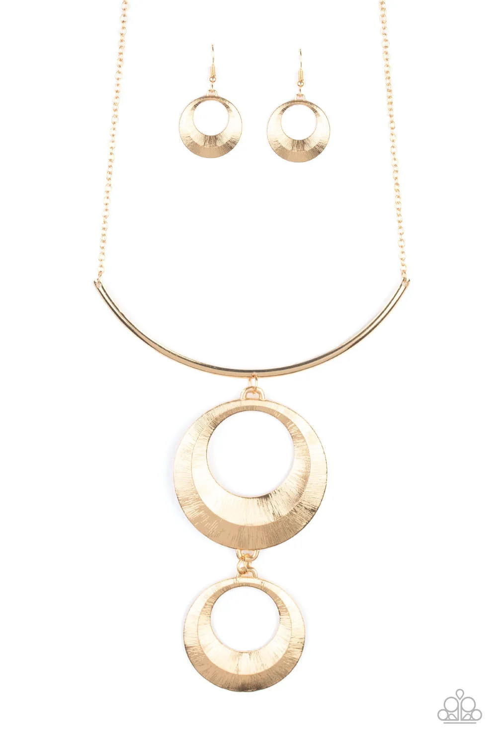 Egyptian Eclipse Gold-Necklace