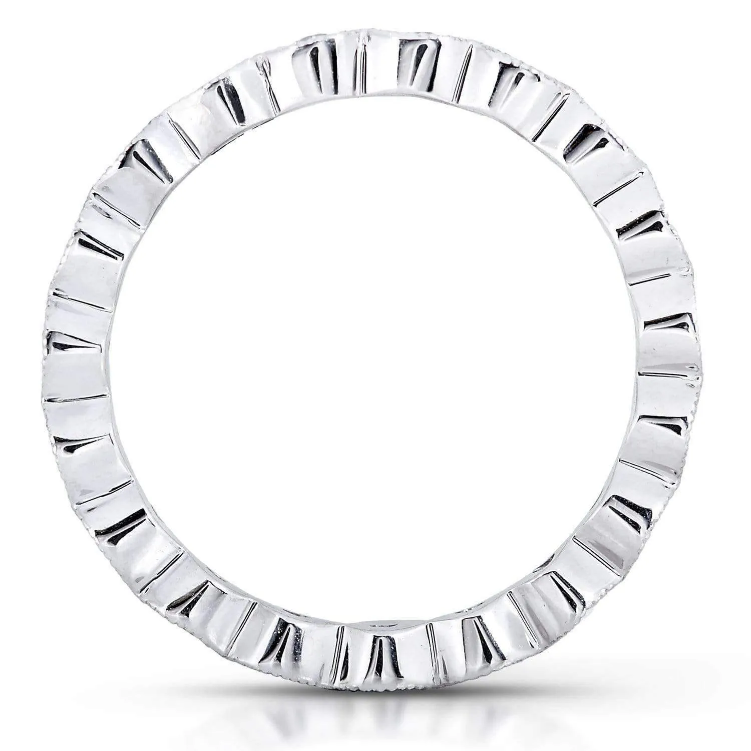 Eyelet Diamond Eternity Band