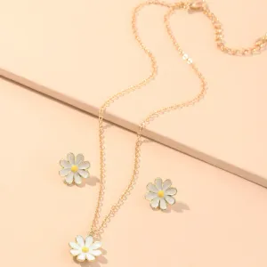 Fashion Small Daisy Sweet Flower Necklace