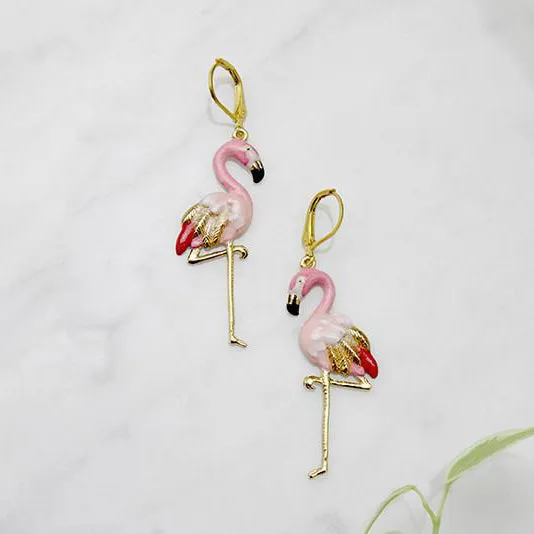 Flamingo Earrings