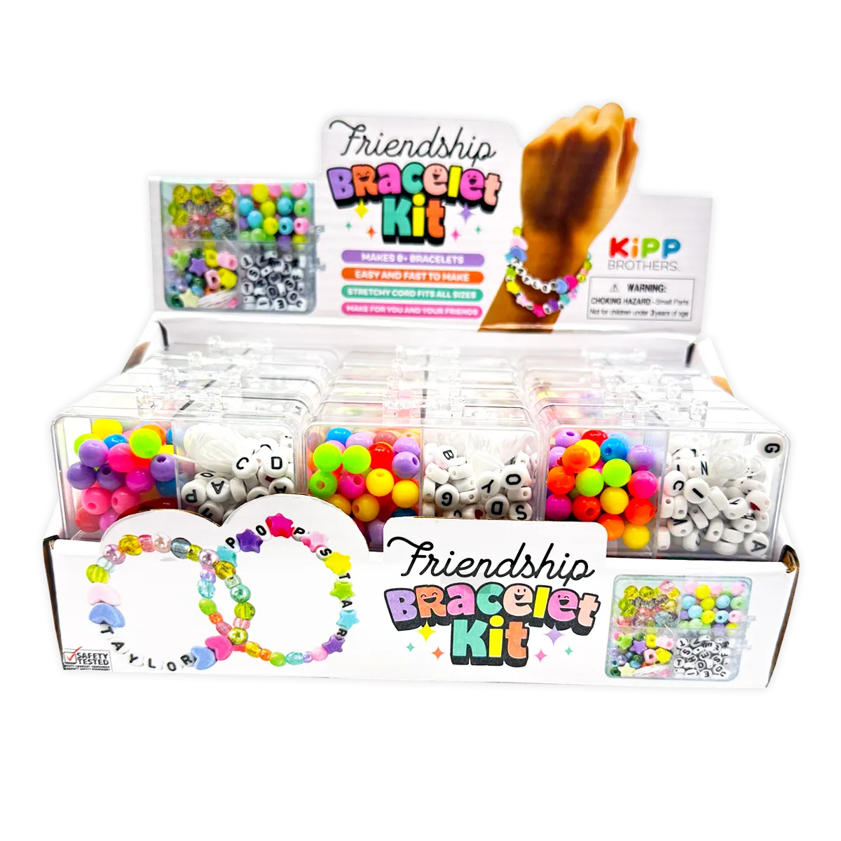 Friendship Bracelet Kit - 12 Pieces Per Retail Ready Display 25134