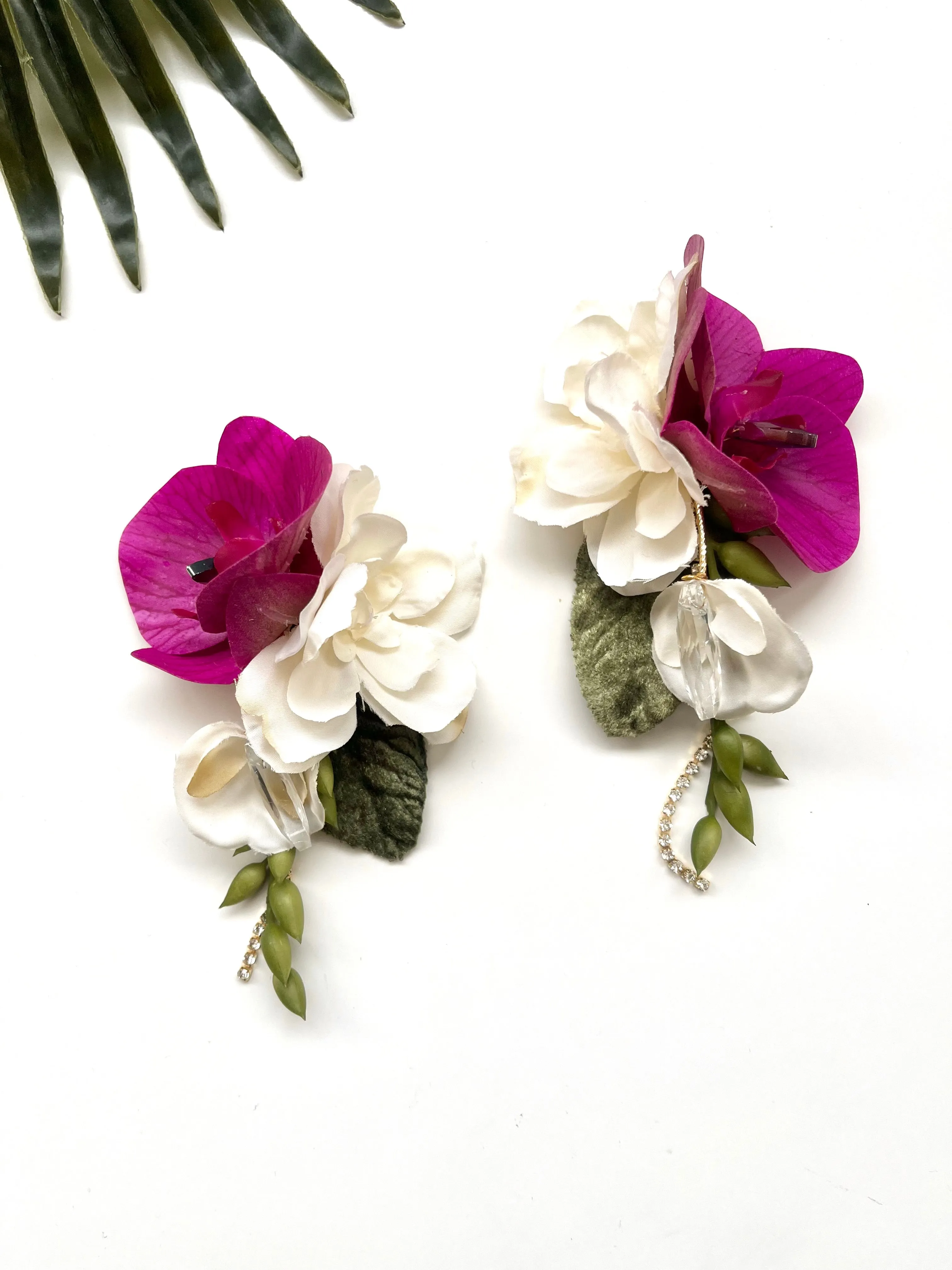 garden party earrings - tea party III