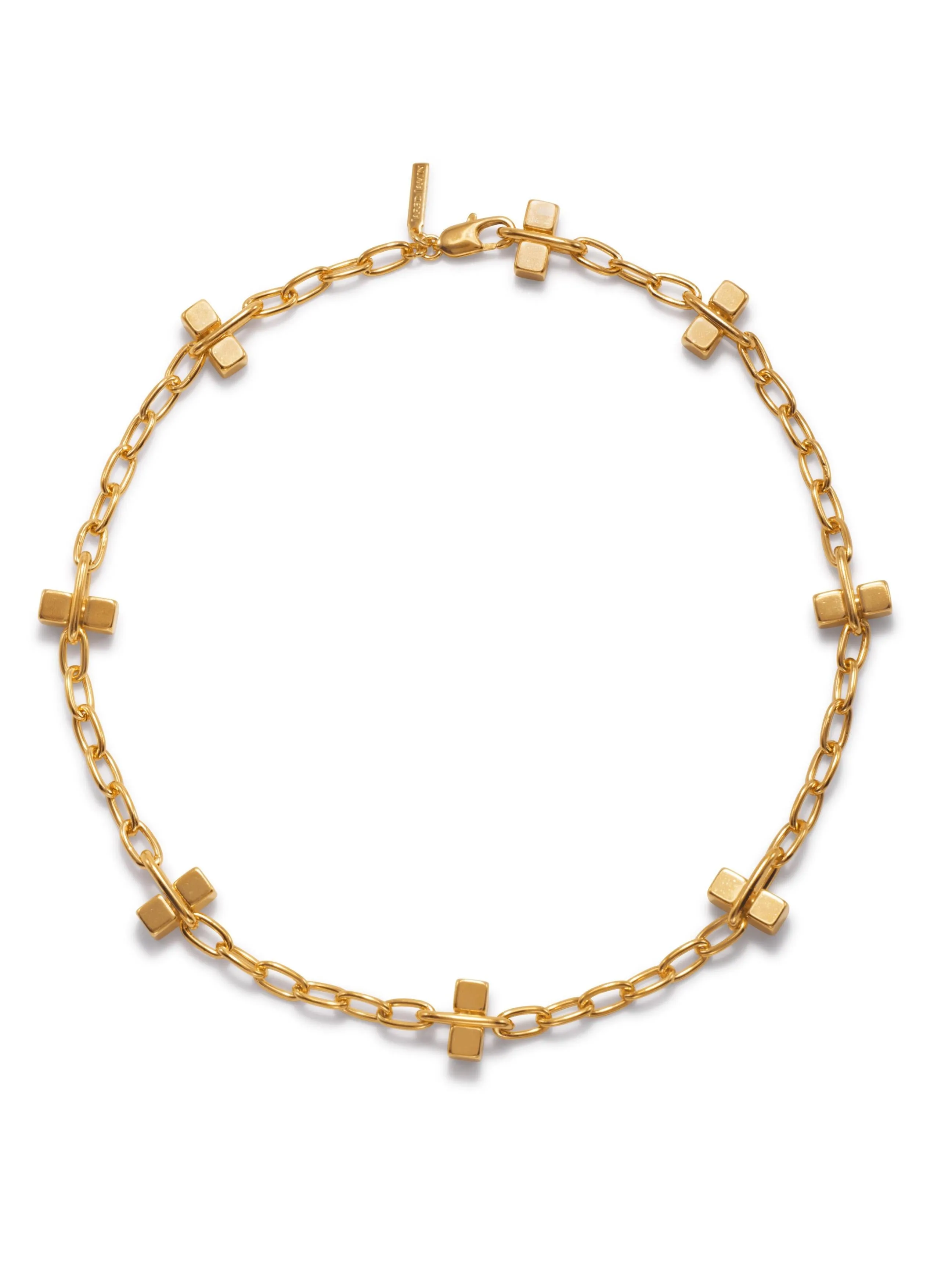 Gold Blockbuster Lite Choker Necklace