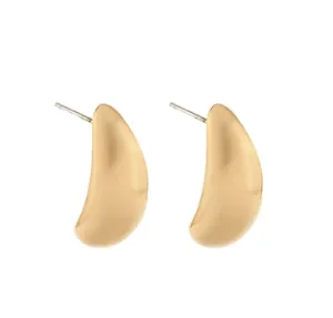 Gold Bold Teardrop Earring