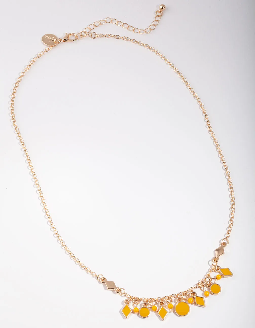 Gold Jingle Drop Necklace