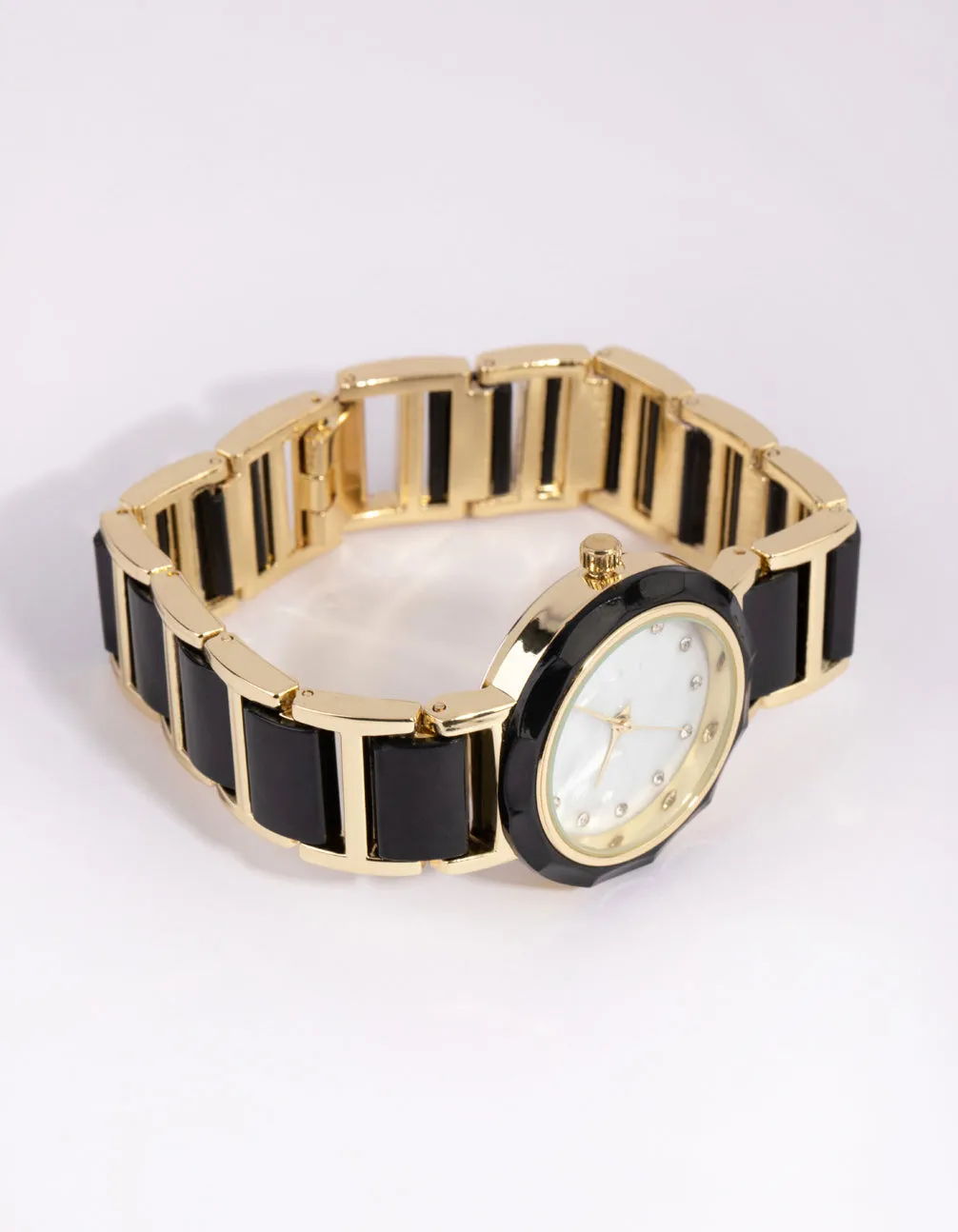 Gold Small Link Watch