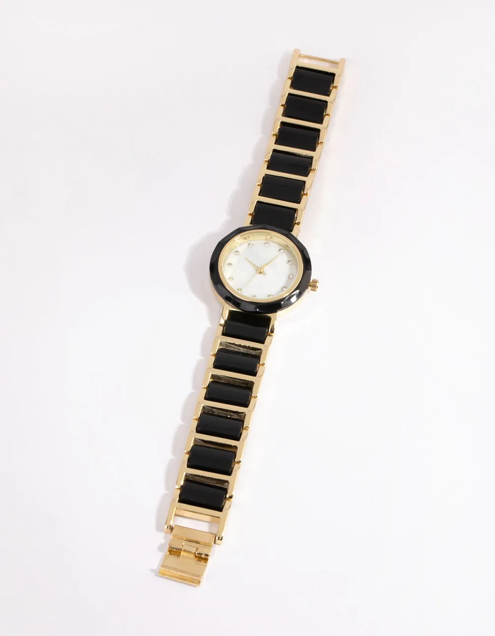 Gold Small Link Watch