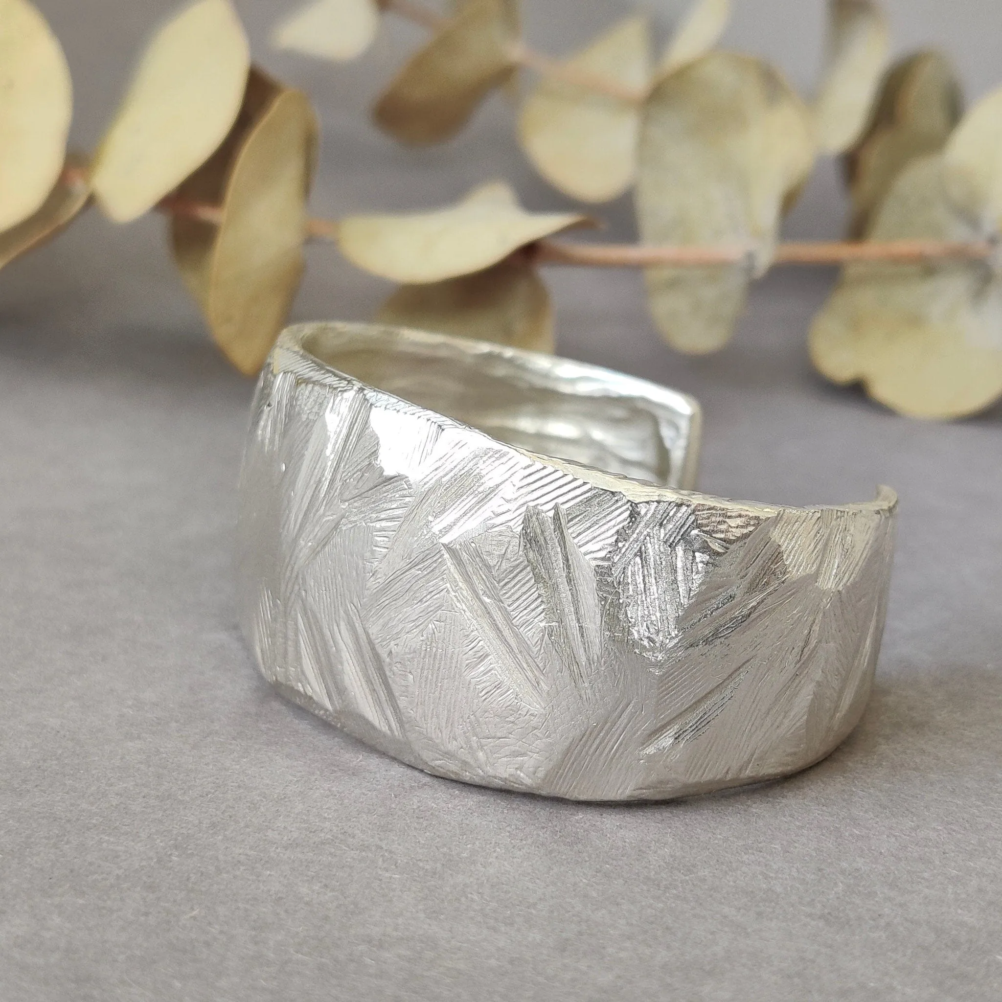 Heavy Cuff in Sterling Silver