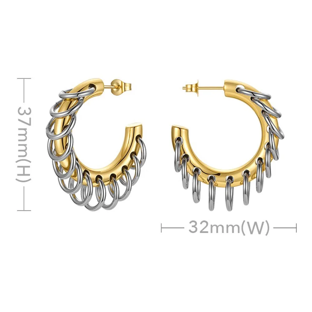 IVONOVI - Multiple Piercings Hoop Earring