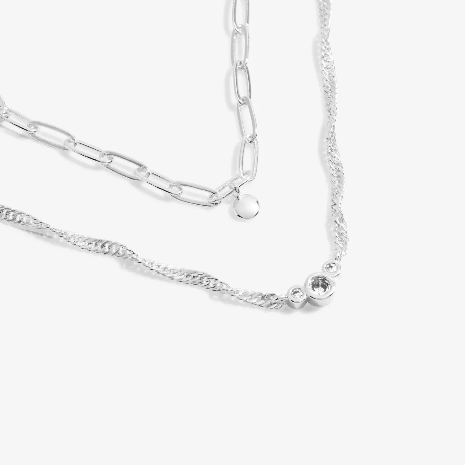 Joma Jewellery Stacks Of Style Silver Necklace