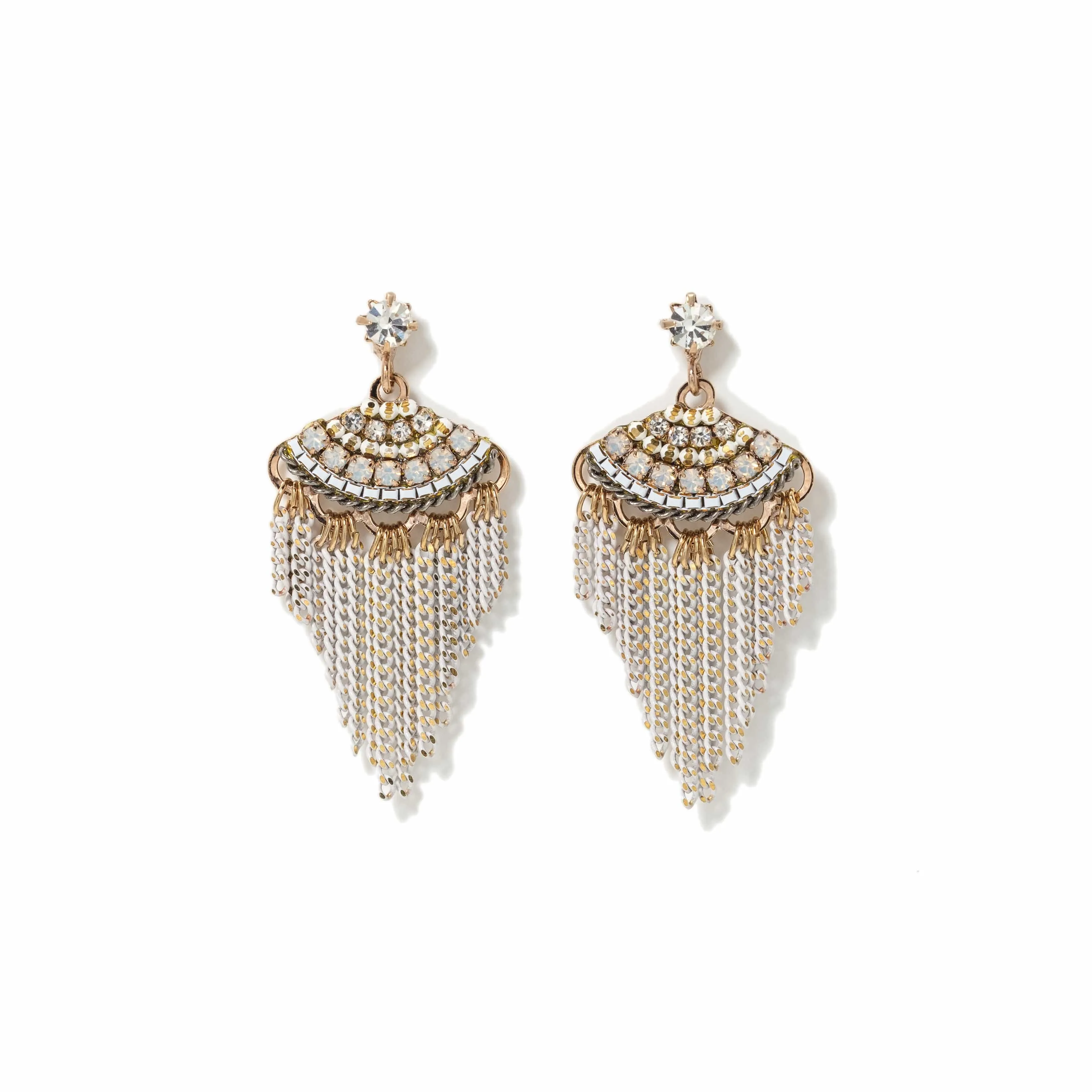 Juliette Fan Fringe Earrings