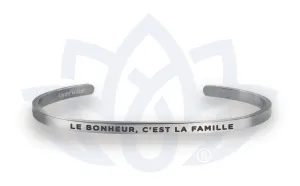 Le bonheur, c'est la famille: InnerVoice Bracelet