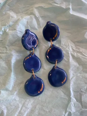 Meghan MacWhirter Blueberry Chain Earrings