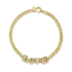 MINI ME DIAMOND LOVE BABY LINK BRACELET