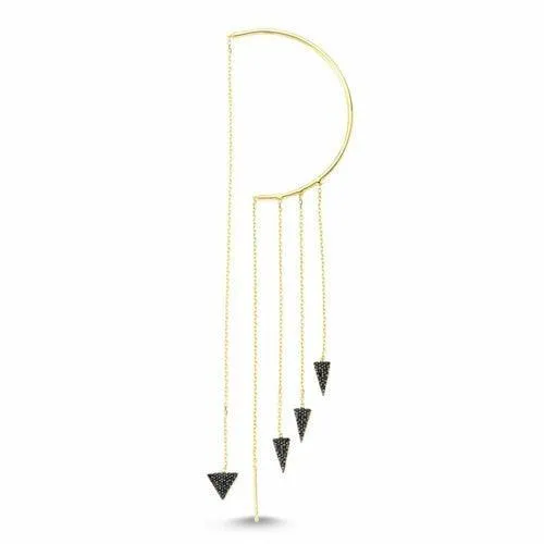 Minimalist Spikes Ear Cuffs & Wraps Threader Earrings For women