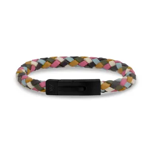 Multicolored Boho Leather Bracelet | 6MM