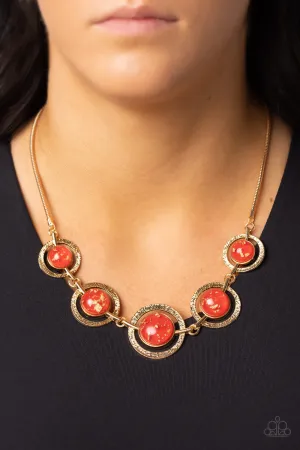 Necklaces Sophisticated Showcase - Red