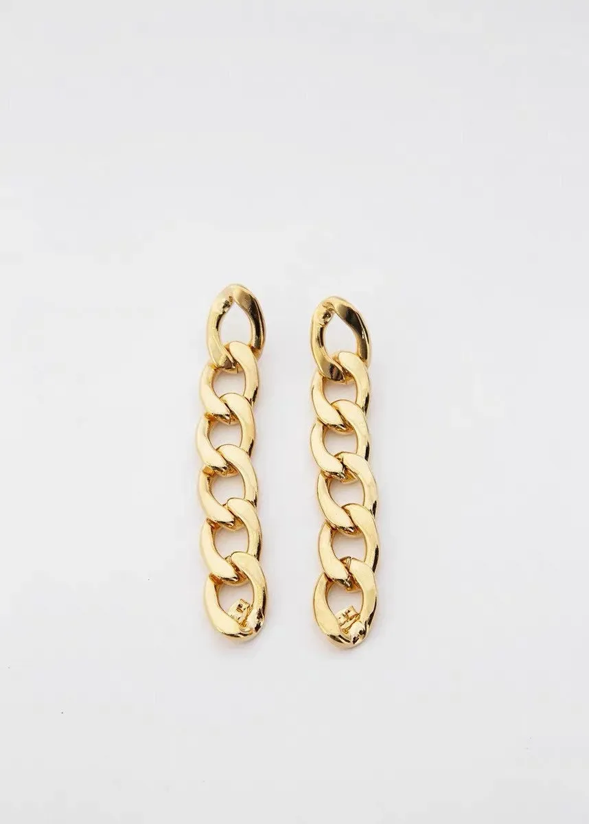 Oversized Chunky Chain Earrings