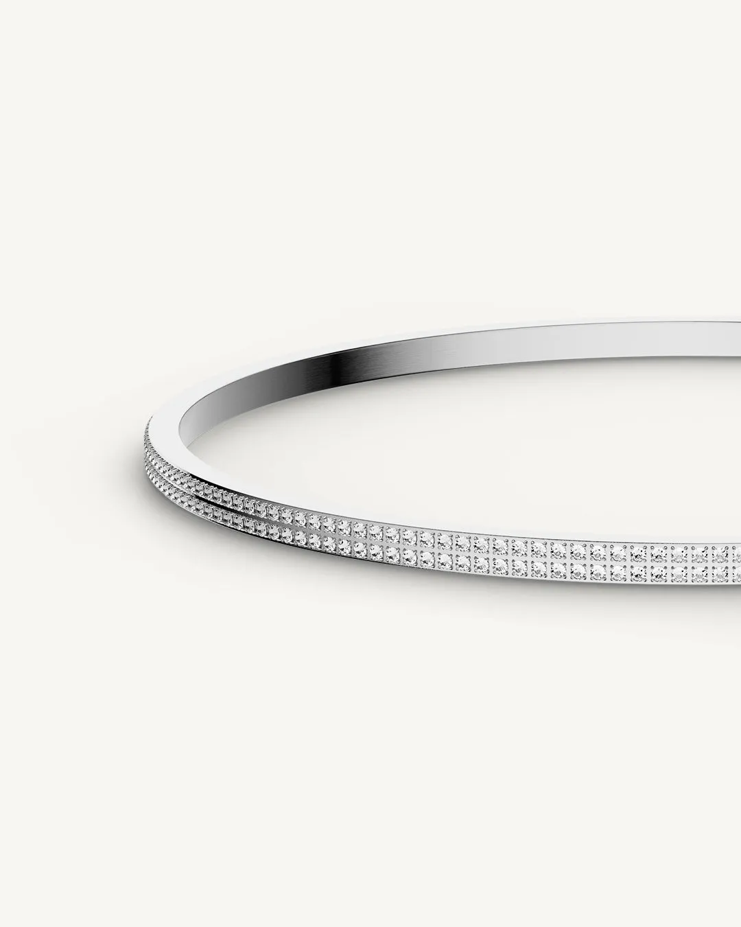 Pavè Bangle Polished