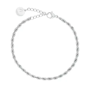 Rope Chain Bracelet Steel