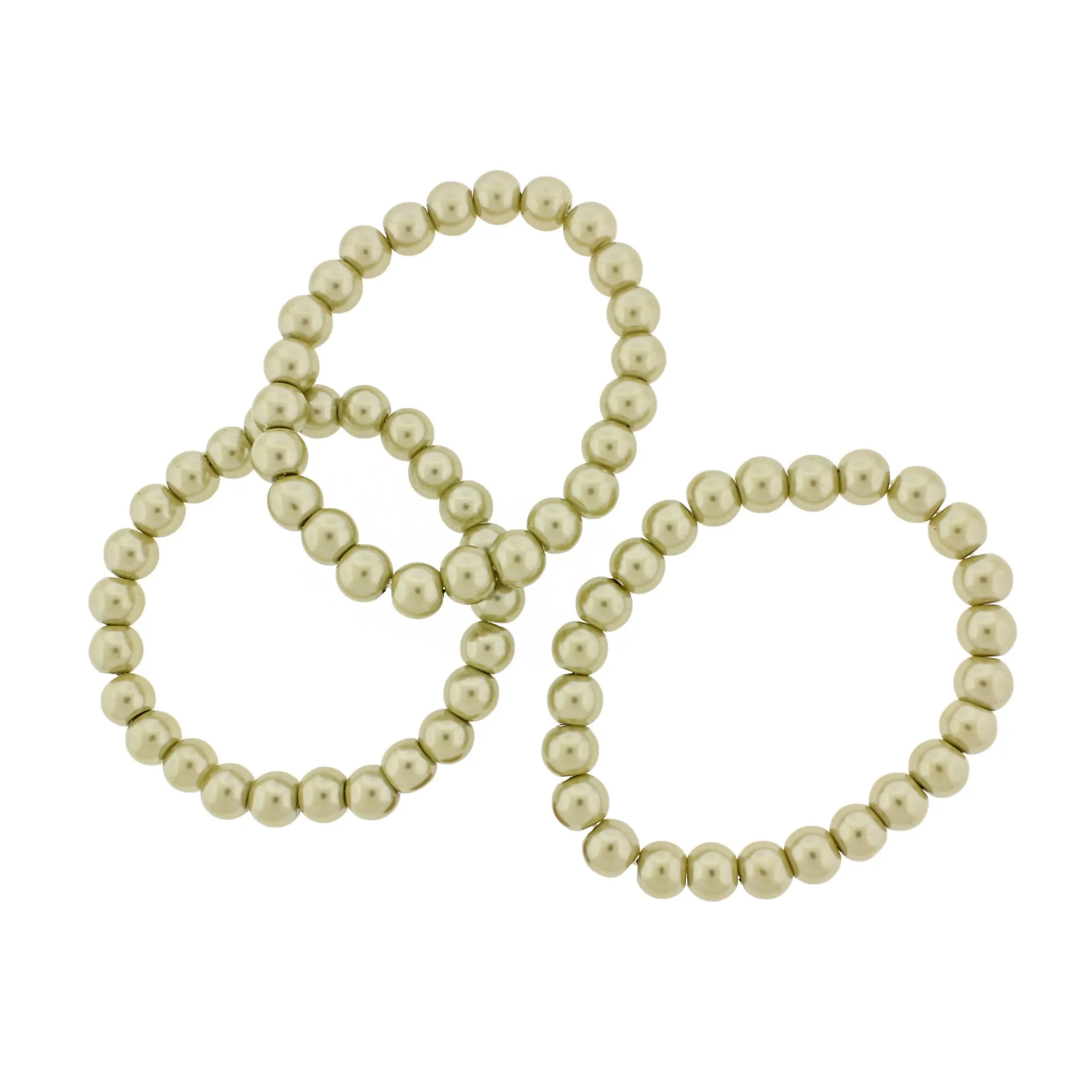 Round Glass Bead Bracelet - 8mm / 55mm - Choose Your Color!