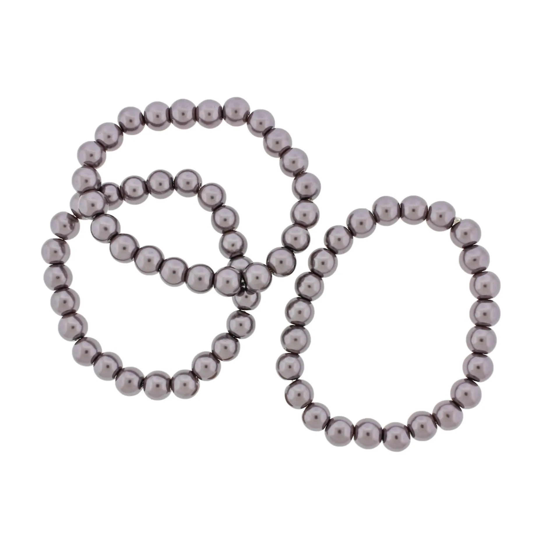 Round Glass Bead Bracelet - 8mm / 55mm - Choose Your Color!