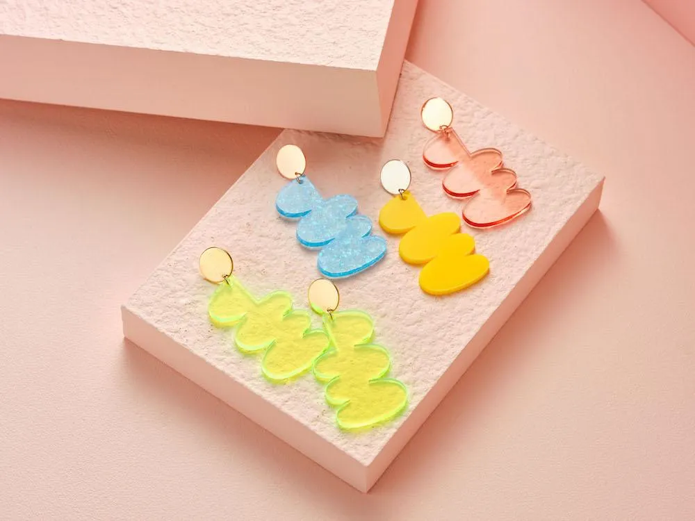 Sama Rakk Blob Earrings (Multiple Colors)