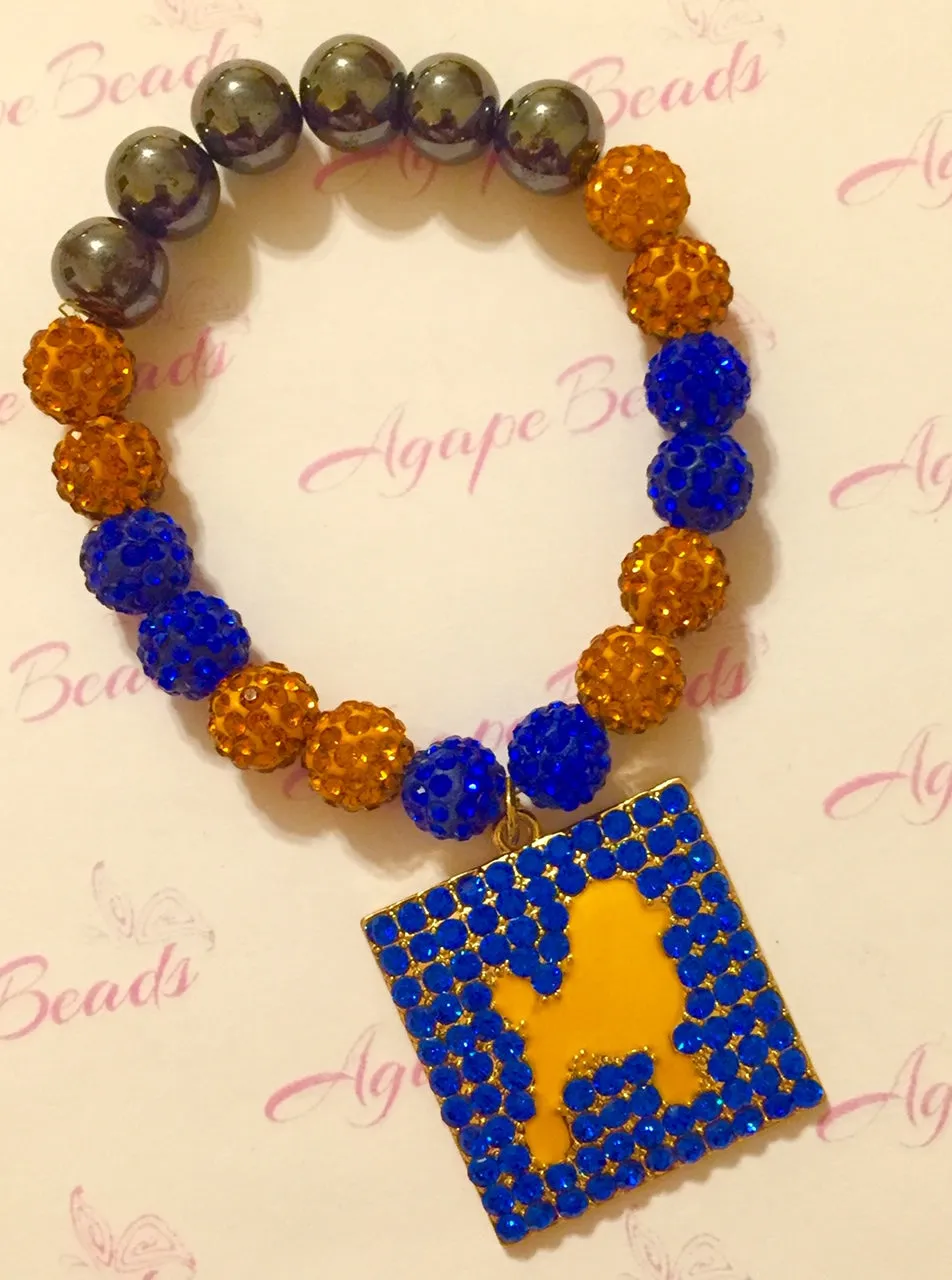 Sigma Gamma Rho Poodle Bracelet