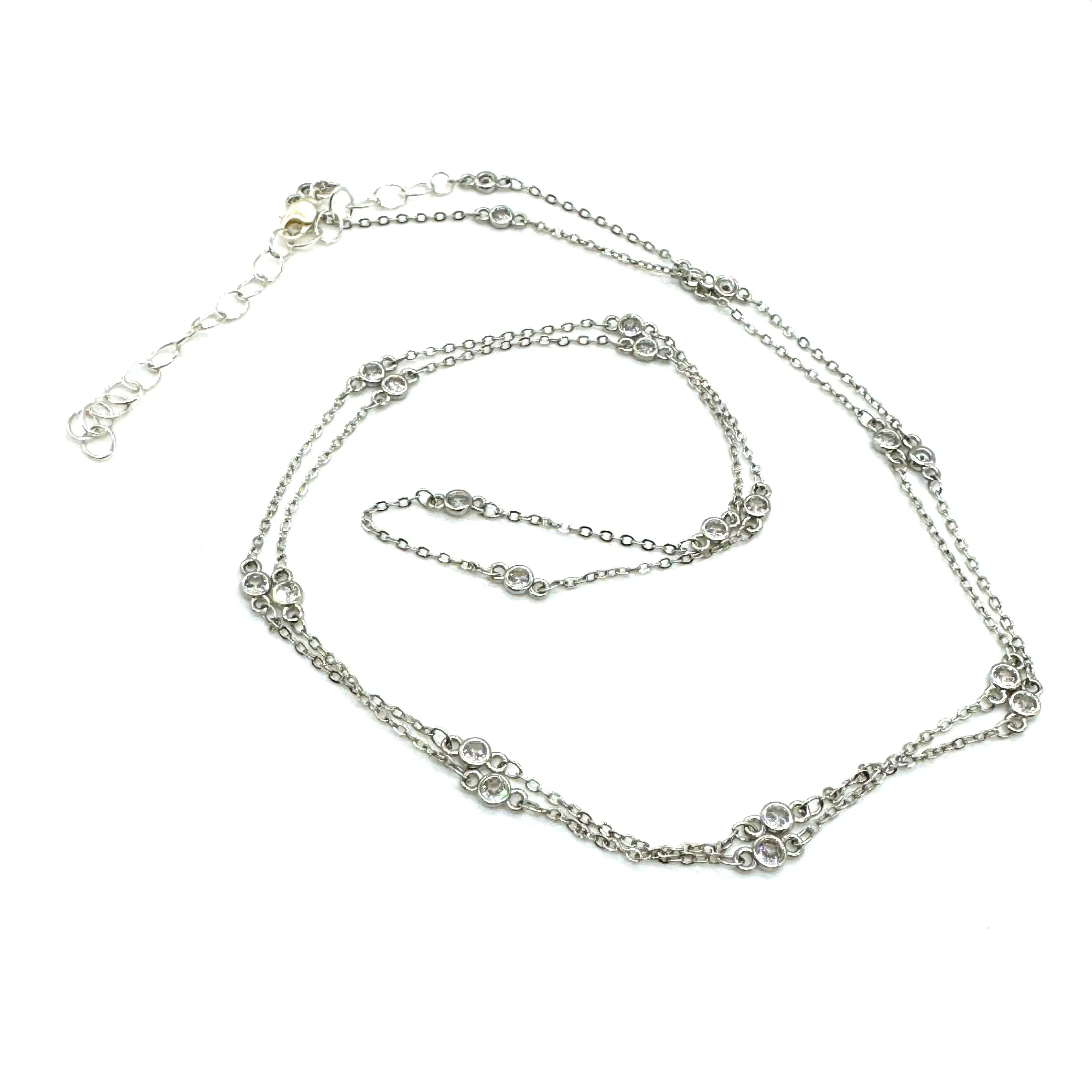 Sweet Petite Sparkle Channel Necklace - 2 lengths