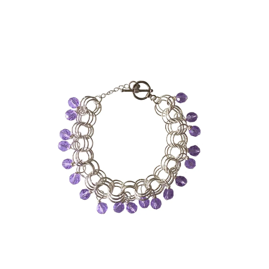 The Donna Bracelet in Violet