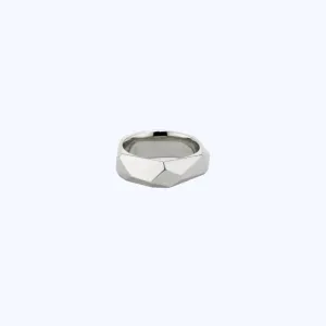 The Polished Facet Ring